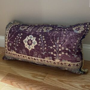 Floral Patterned Throw Pillow NWT